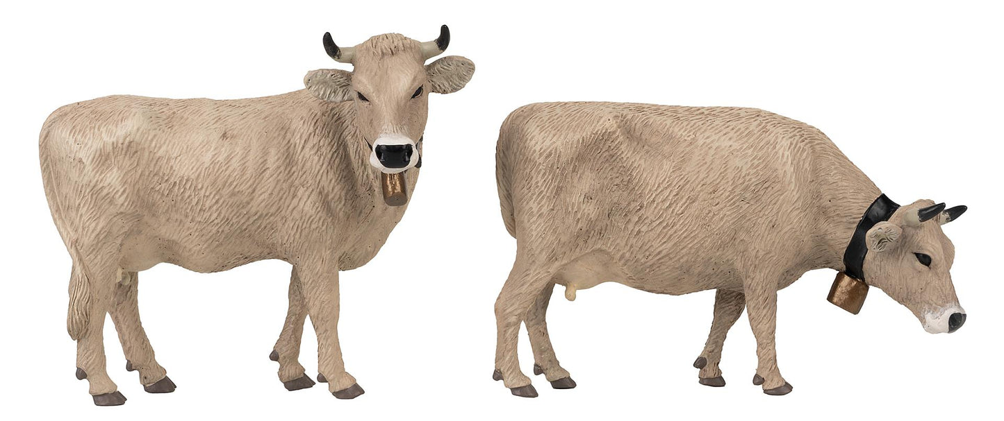 Pola 331553 G Mountain Cow Figure (Set of 2)