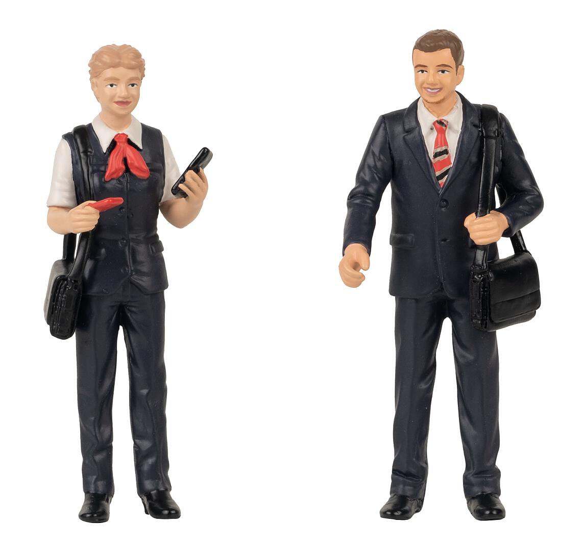 Pola 331526 G Swiss Train Attendant Figure (Set of 2)