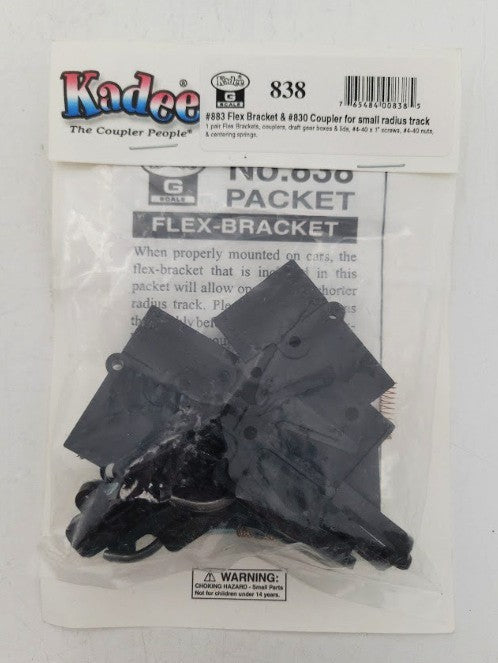 Kadee 838 G Scale Flex-Bracket Packet Kit