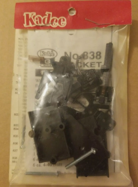 Kadee 838 G Scale Flex-Bracket Packet Kit