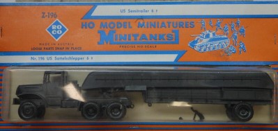 Roco Z-196.79 HO MiniTanks US 'Sattelschlepper' 6 Ton Semitrailer