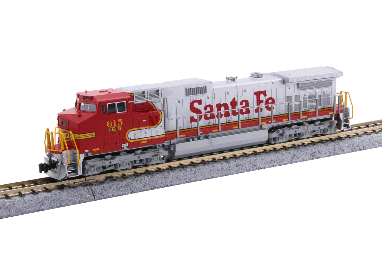 Kato 176-3515-S N BNSF Warbonnet GE C44-9W Diesel Locomotive w/DCC & Sound #615