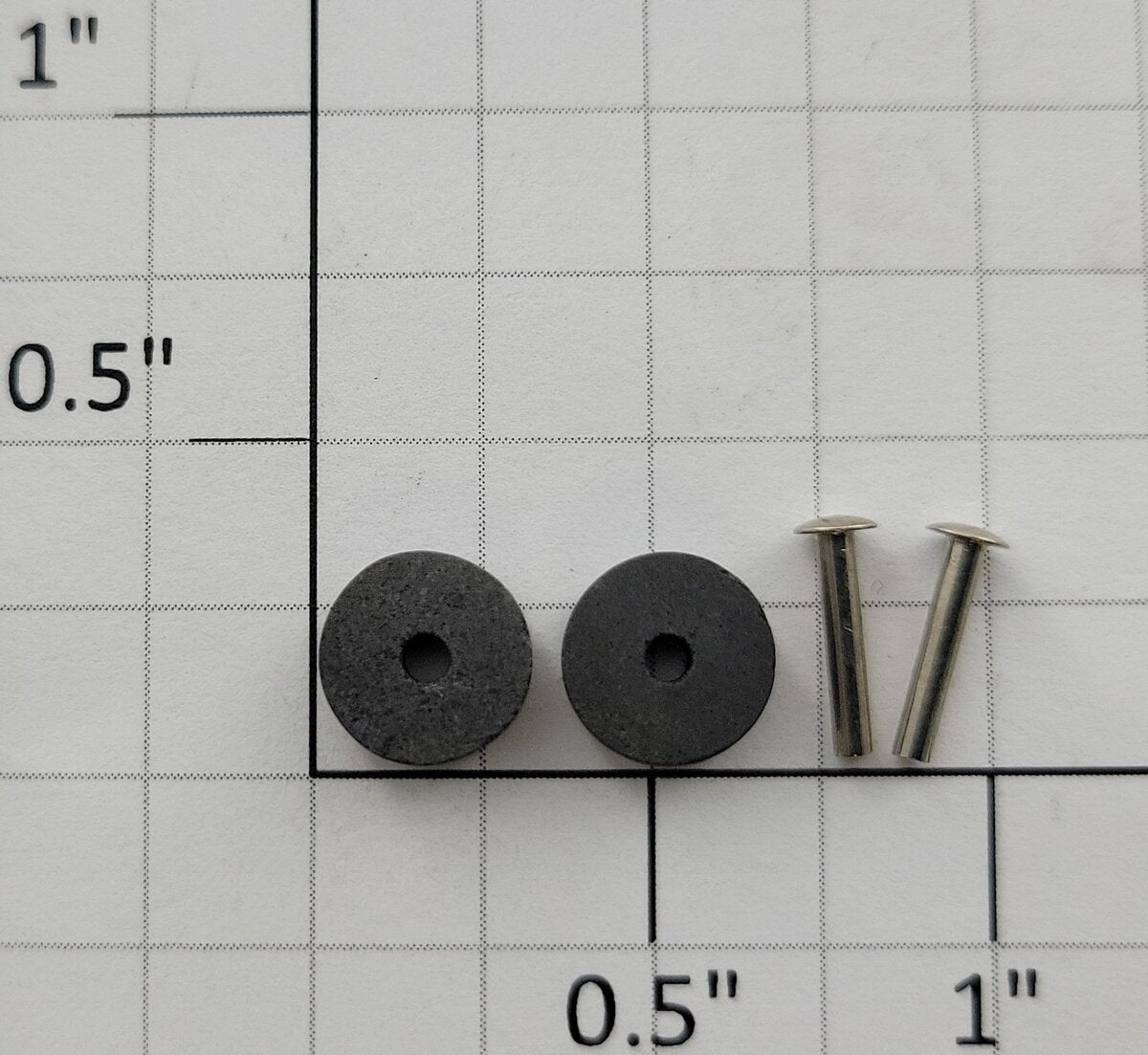Lionel V-45 O Gauge Transformer Carbon Roller with Pin (Bag of 2)