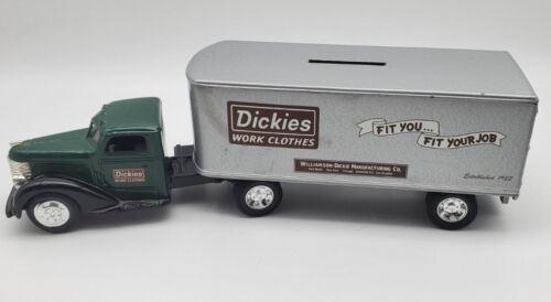 Ertl K017 Diecast 1948 Diamond T Tractor Trailer/Bank - Dickies Work Clothes