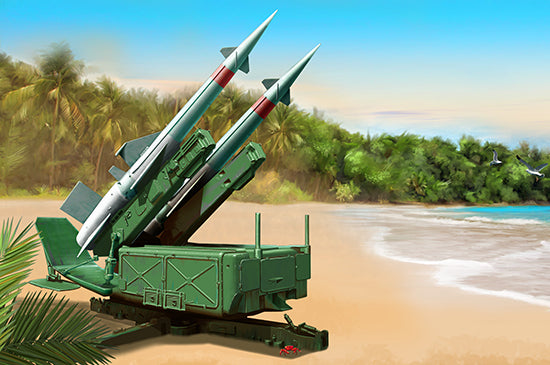 Trumpeter 02353 1:35 Soviet 5P71 Launcher Plastic Model Kit w/5V27 Missile