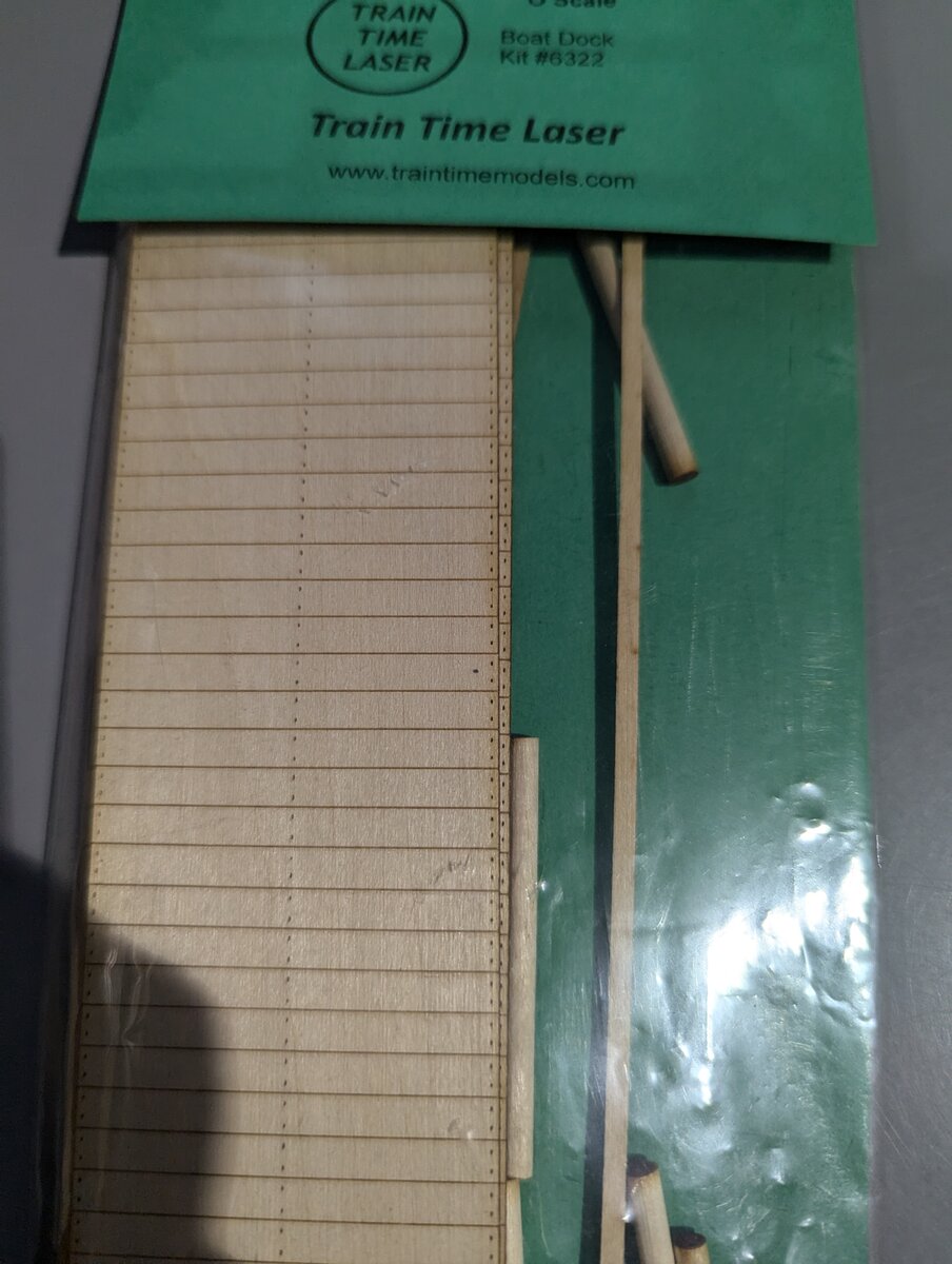 Train Time Models 6322 O Scale Boat Dock Laser Cut Building Kit