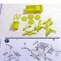 Glencoe 01004 1:50 Injection Molded Plastic 1900 Packard Model Kit
