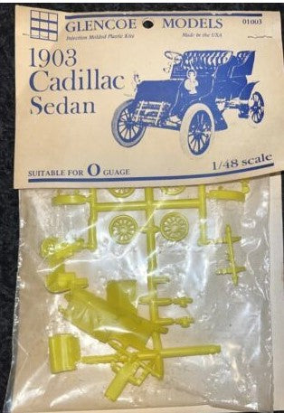 Glencoe 01003 1:48 Injection Molded 1903 Cadillac Sedan Plastic Model Kit