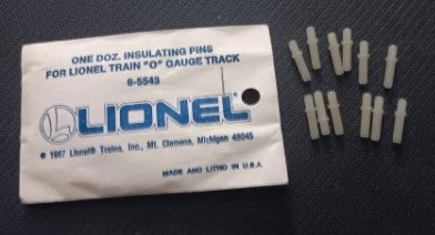 Lionel 6-5543 O Gauge Insulating Pins (12 Pack)