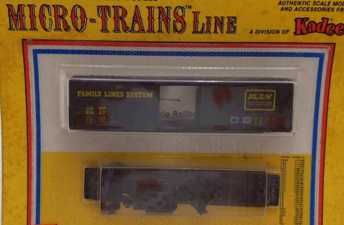 MicroTrains 25209 N Scale Family Lines System Rib-Side Boxcar # 51427 Kit