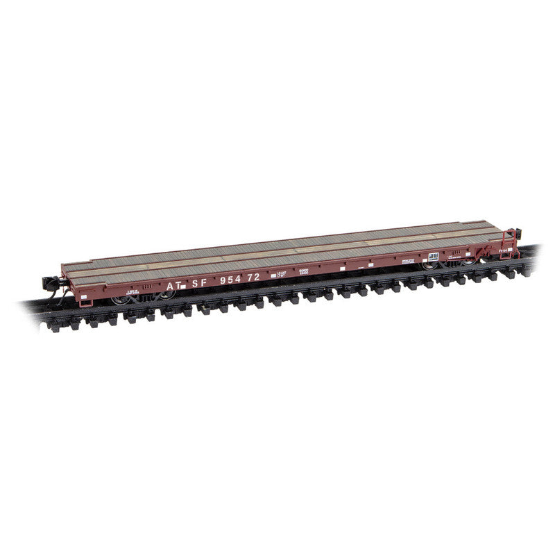 Micro-Trains 13400042 N ATSF 60' Flat Car #95472 LN/Box