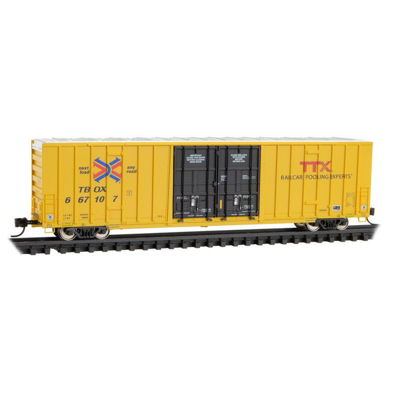Micro-Trains 12300022 N TTX 60' Rib Side High-Cube #667107 LN/Box