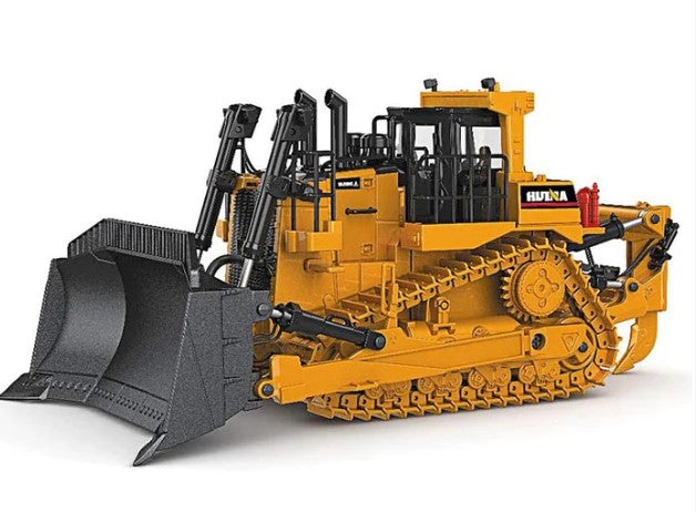 Hui Na Toys S22-14-6 1:50 Diecast Yellow & Black Bulldozer 1700