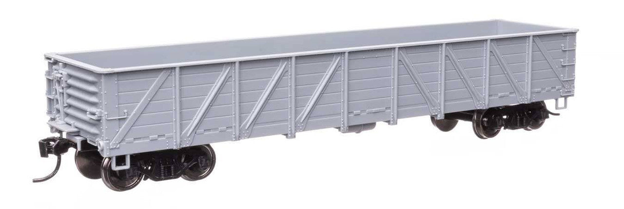 Walthers 910-56100 HO Undecorated 40' 50-Ton Drop Bottom Gondola Ready to Run