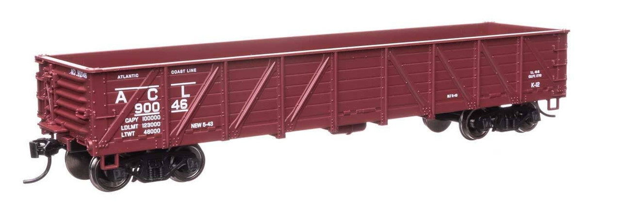 Walthers 910-56103 HO ACL 40' 50-Ton Drop Bottom Gondola Ready to Run #90046