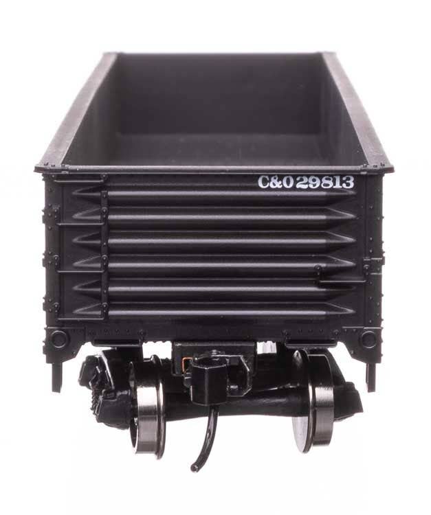 Walthers 910-56109 HO C&O 40' 50-Ton Drop Bottom Gondola Ready to Run #29813
