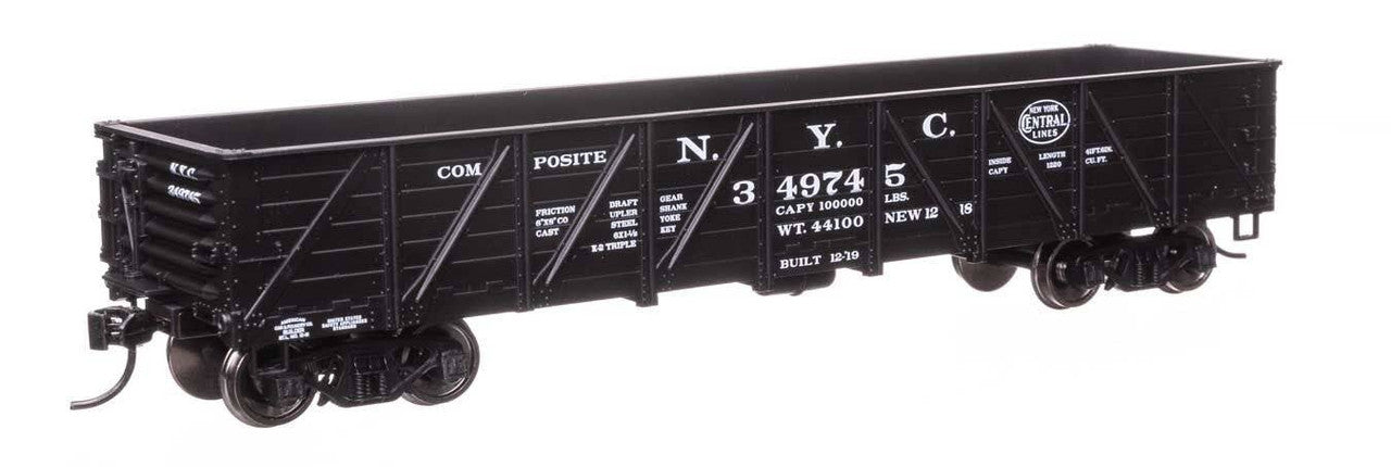 Walthers 910-56115 HO NYC 40' 50-Ton Drop Bottom Gondola Ready to Run #349745