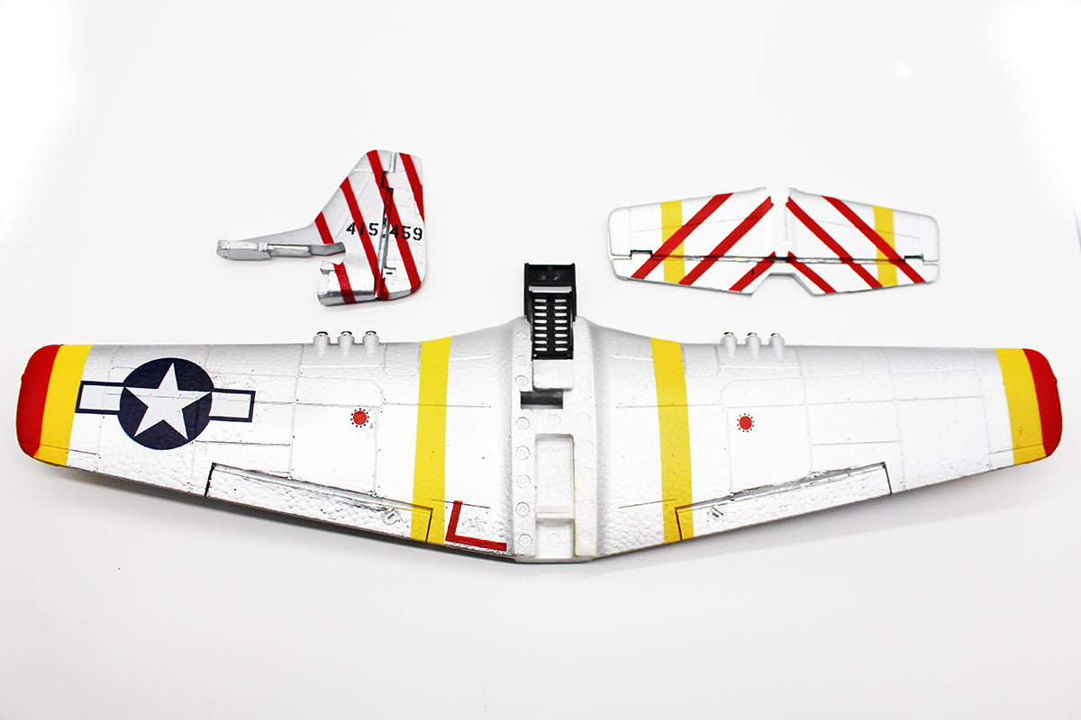 Rage R/C A1621 P-51D BL Painted Main Wing and Tail Set