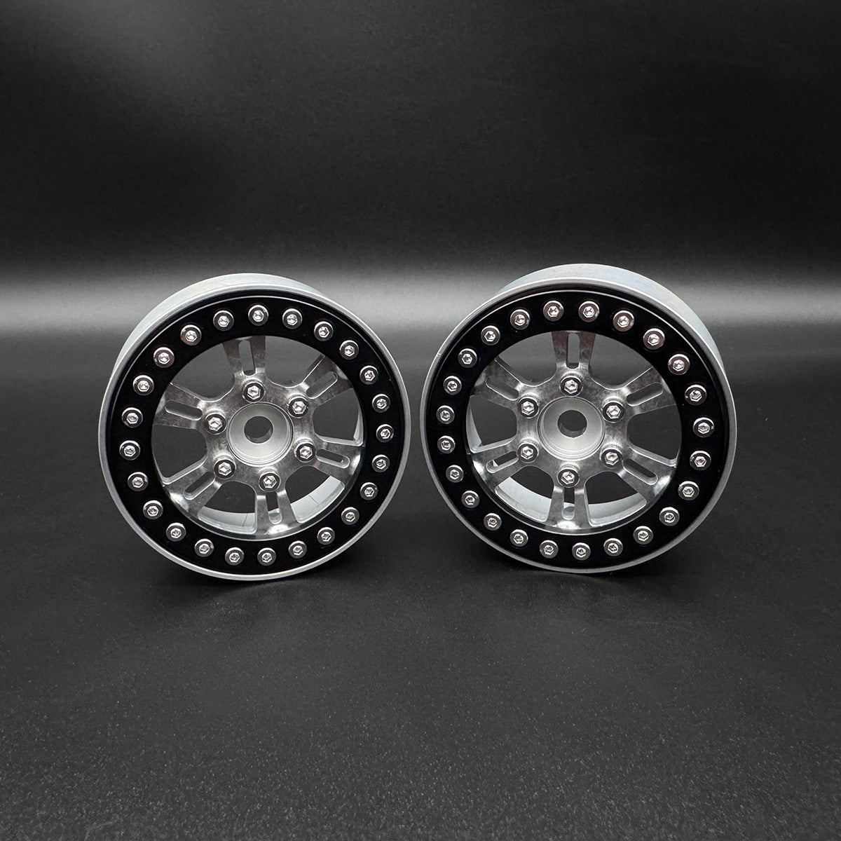 Reef's RC REEFS205 1.9" "Blade" Aluminum Beadlock Wheels w/Hubs (Pack of 2)