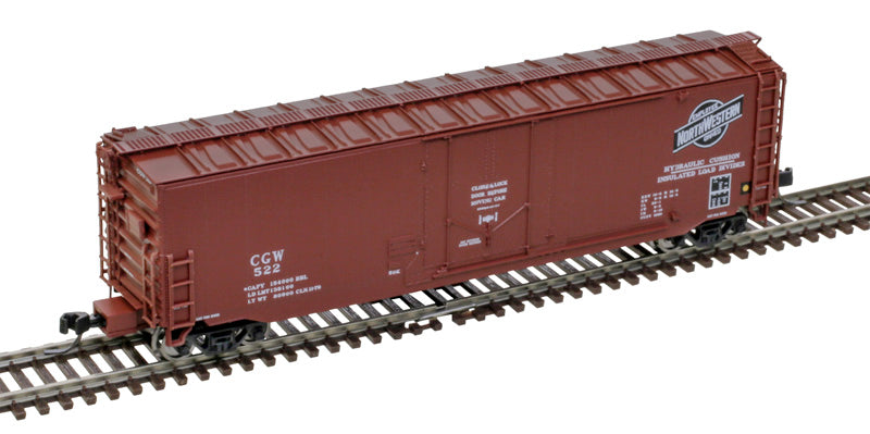 Atlas 50007150 N Chicago Great Western (CNW) 50' RBL Box Car #527
