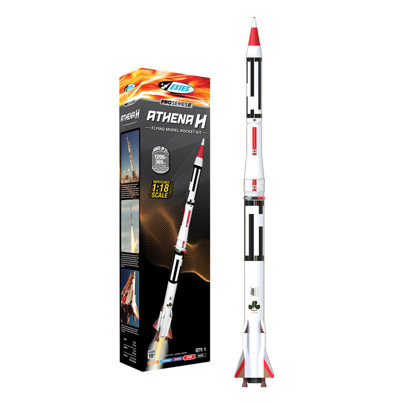 Estes 009725 Pro Series II™ Athena H Flying Model Rocket Kit