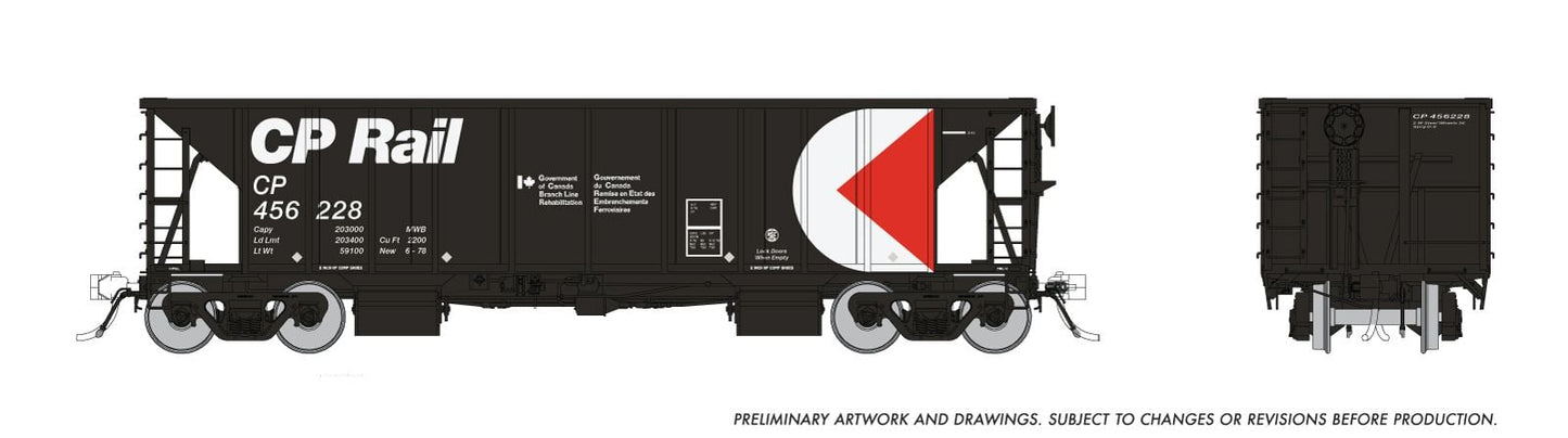 Rapido Trains 158016A HO CP Rail Branchline NSC Ballast Car Single Car #2