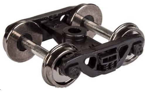 Walthers 920-2014 HO Black 70-Ton ASF Roller Bearing Rigid Trucks W/33" Metal