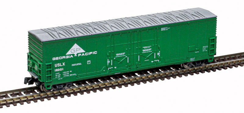 Atlas 75000026 Z Georgia Pacific 53' Evans Double Plug Door Box Car USLX #16020