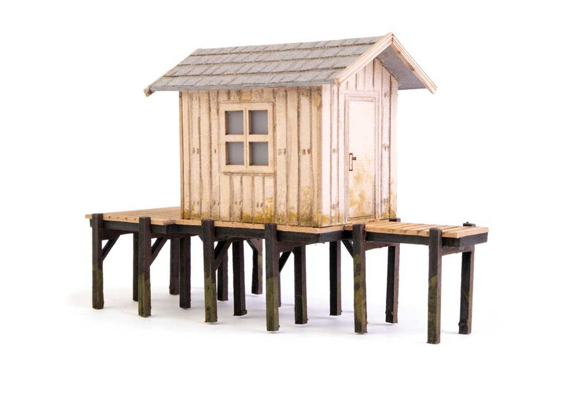 Walthers 949-4110 HO Fisherman's Shanty Laser-Cut Wood Kit