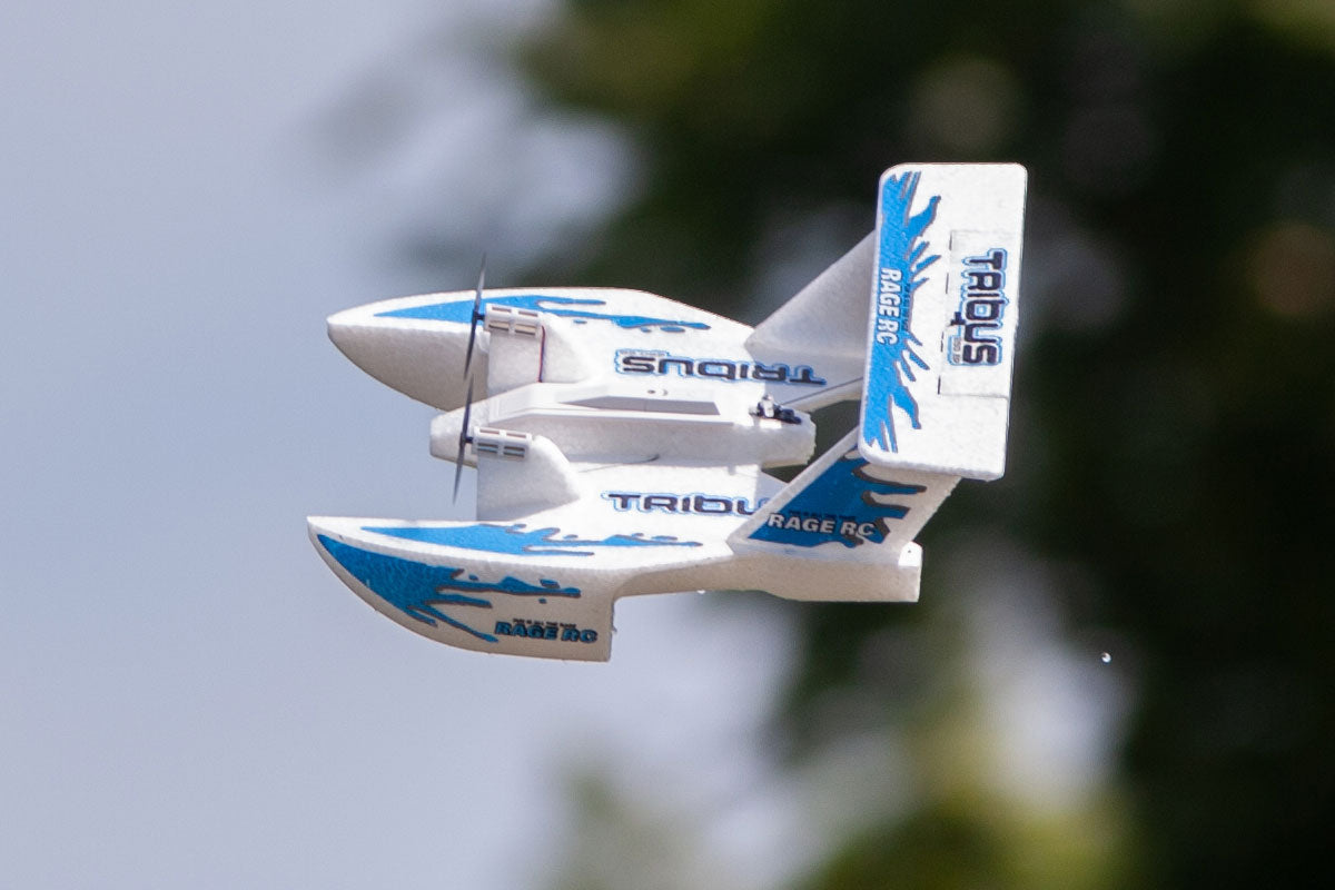Rage R/C 3100 Blue Tribus 250 Electric Powered RTF Amphibious Aircraft