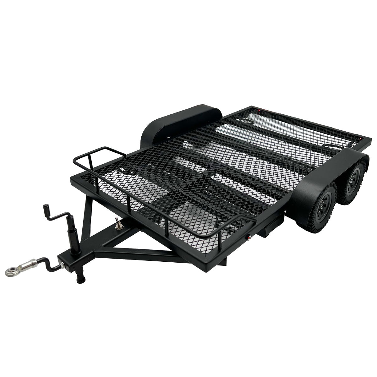 Bold R/C 5010 1:10 Black Full Metal Car Hauler Trailer with LED Lights