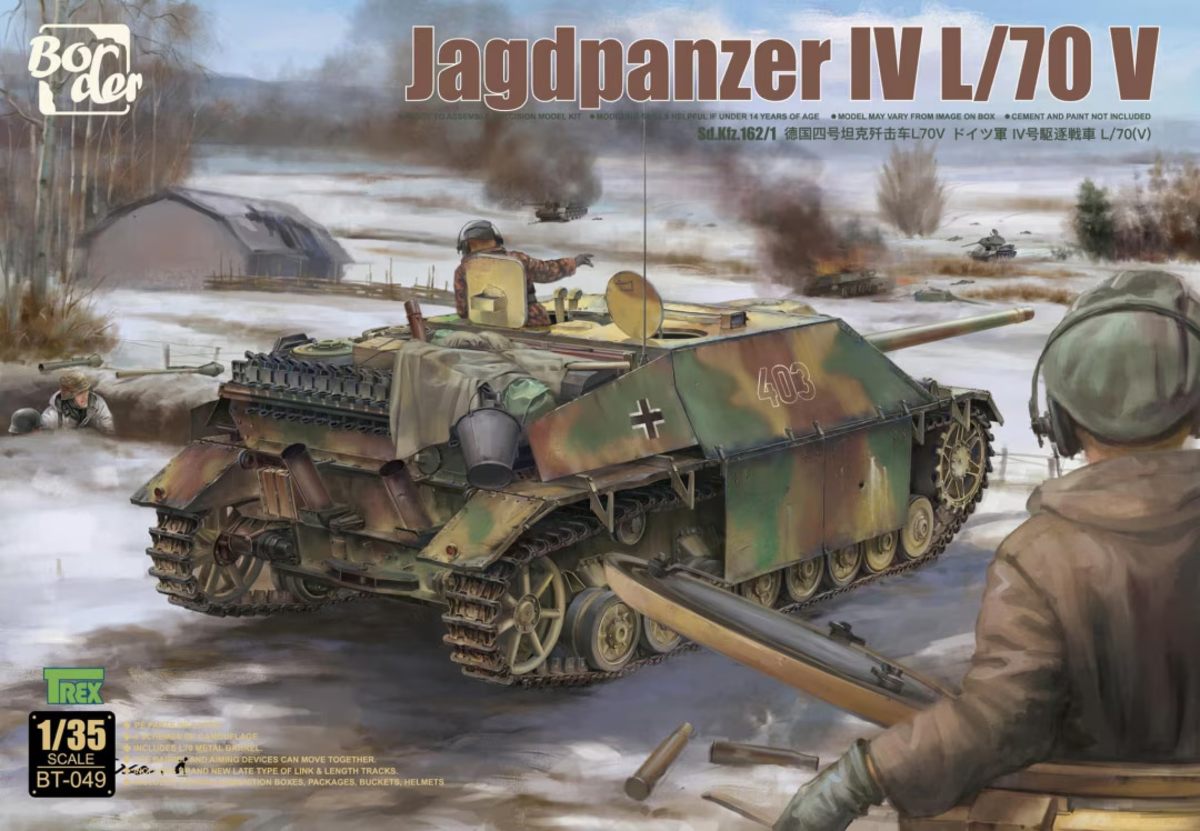 Border Model BT049 1:35 Jagdpanzer IV L70V Tank Destroyer Plastic Model Kit