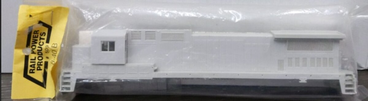 Rail Power 509 8-40B HO Scale Shell or Shell / Chassis Plastic Undecorated