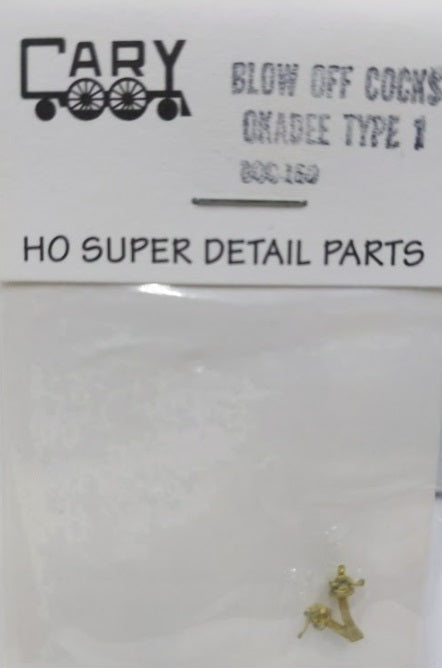 Cal Scale BDC-160 Blow Off Cocks Okadee Type 1 Brass Part