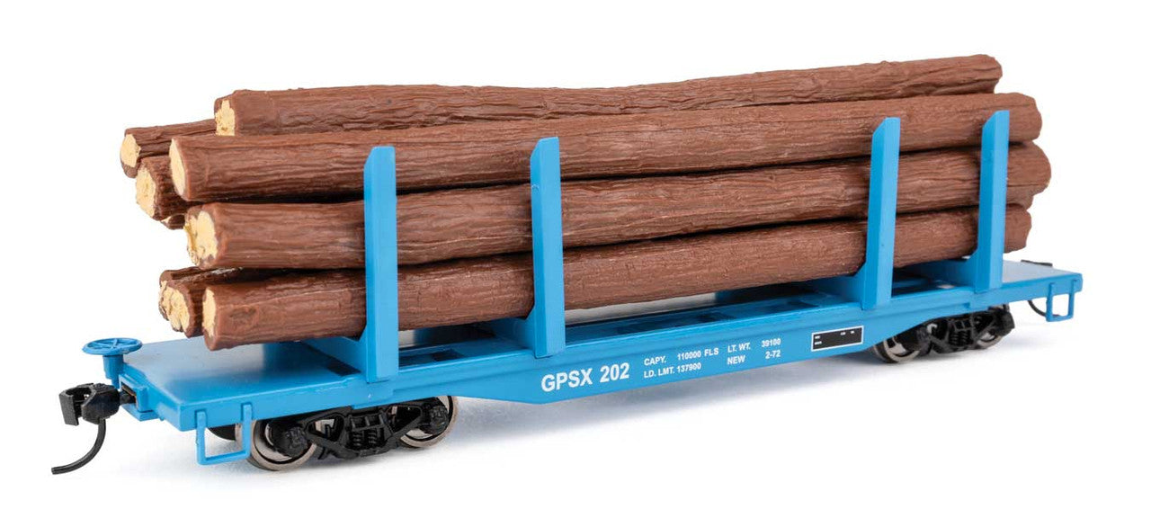 Walthers 910-50916 HO Georgia Pacific 45' Logging Flatcar #202