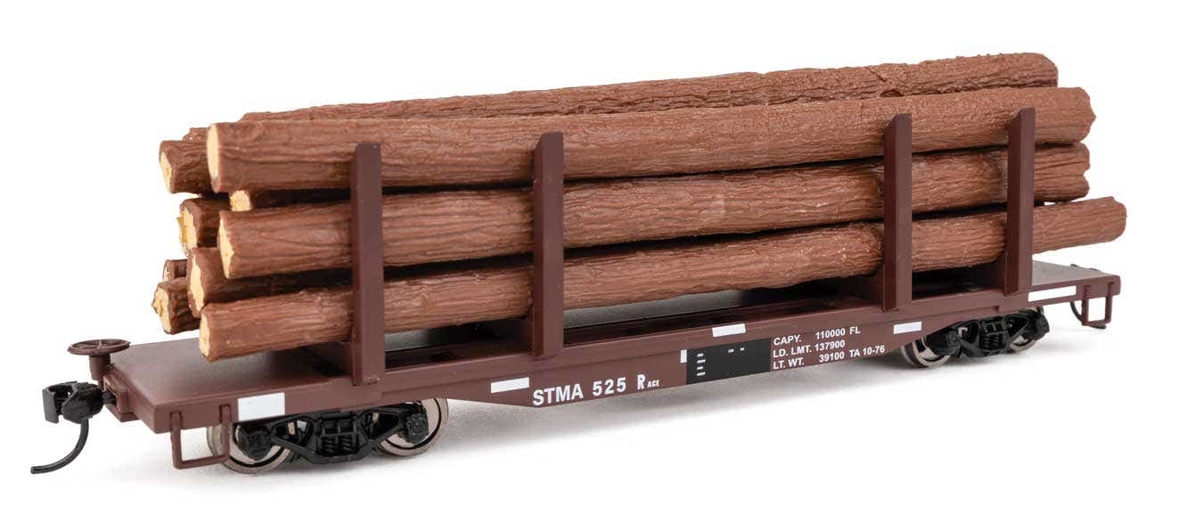 Walthers 910-50922 HO St. Maries River Railroad RTR 45' Logging Flatcar #531