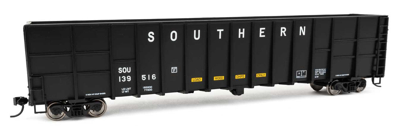 Walthers 910-6121 HO Southern Ready to Run 61' Wood Chip Gondola #139516