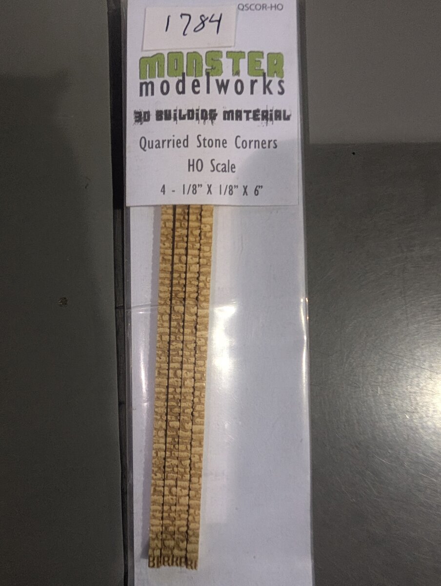 Monster Model Works QSCOR-HO Quarried Stone Corners (Pack of 4)
