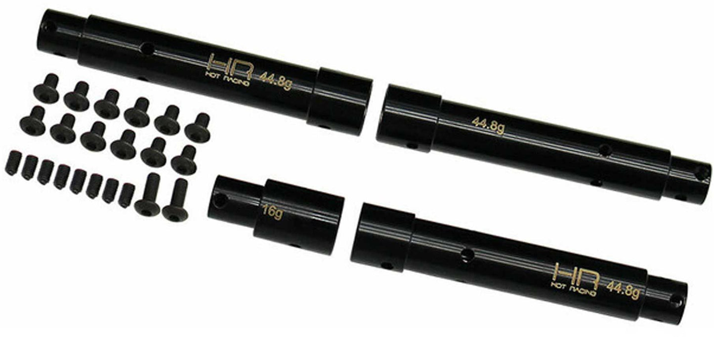Hot Racing SCXP12AW Axial SCX Pro Brass Rear Axle Tube Set