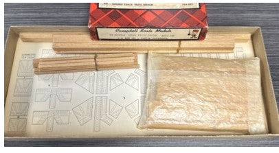 Campbell Scale Models 764-595 HO Double Track Truss Bridge Building Kit