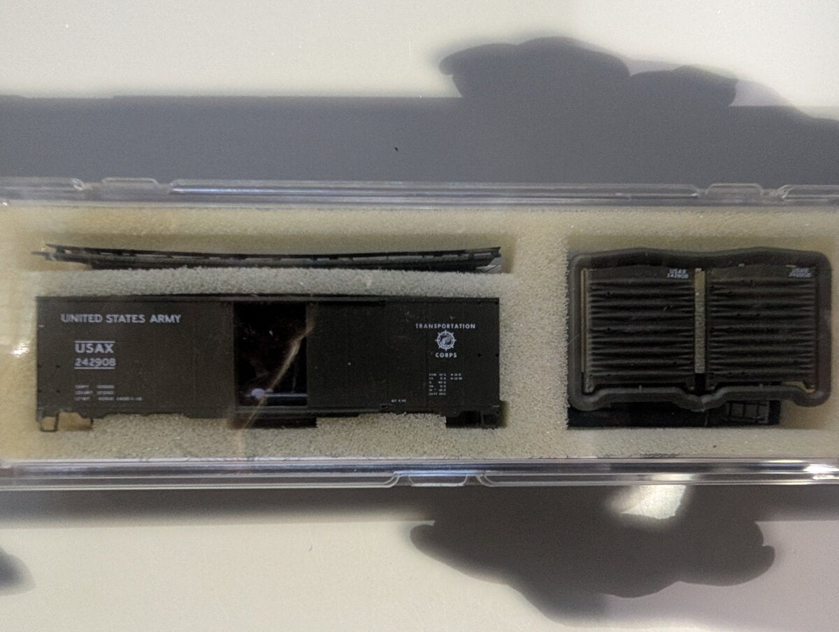 InterMountain 1067 N Gauge United States Army Freight Car #242908