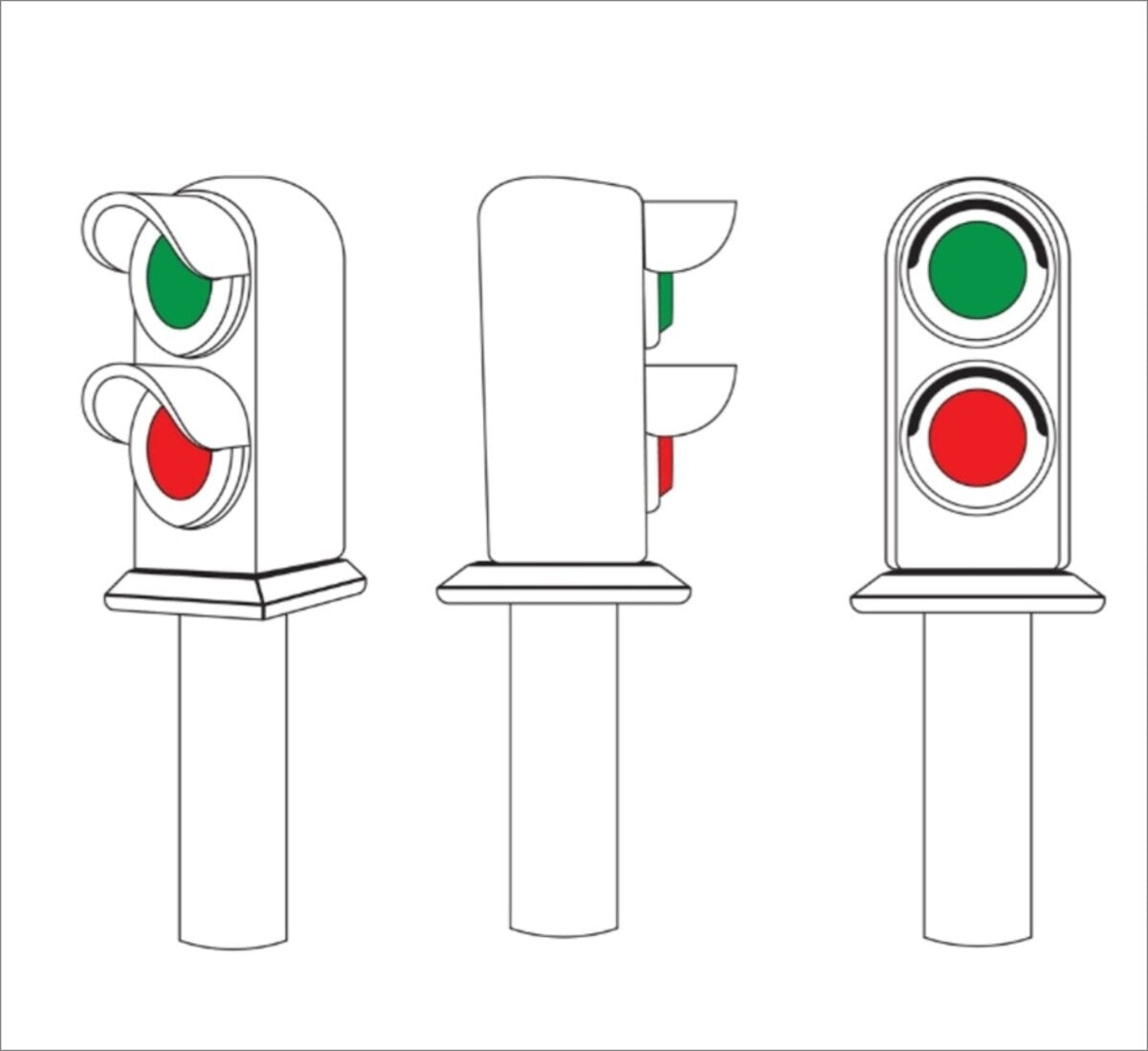 Dwarvin DVTSSS601 O Scale Stall Motor w/3 Dwarf Signals - Black