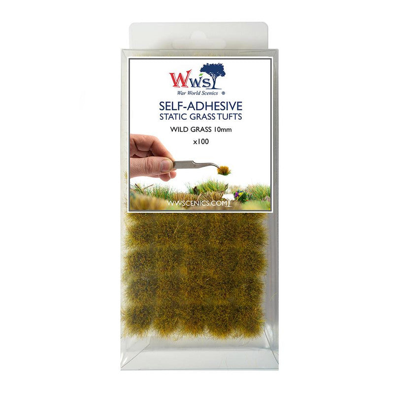 WWScenics SGTWGR10 10mm Wild Grass Tufts (Pack of 100)