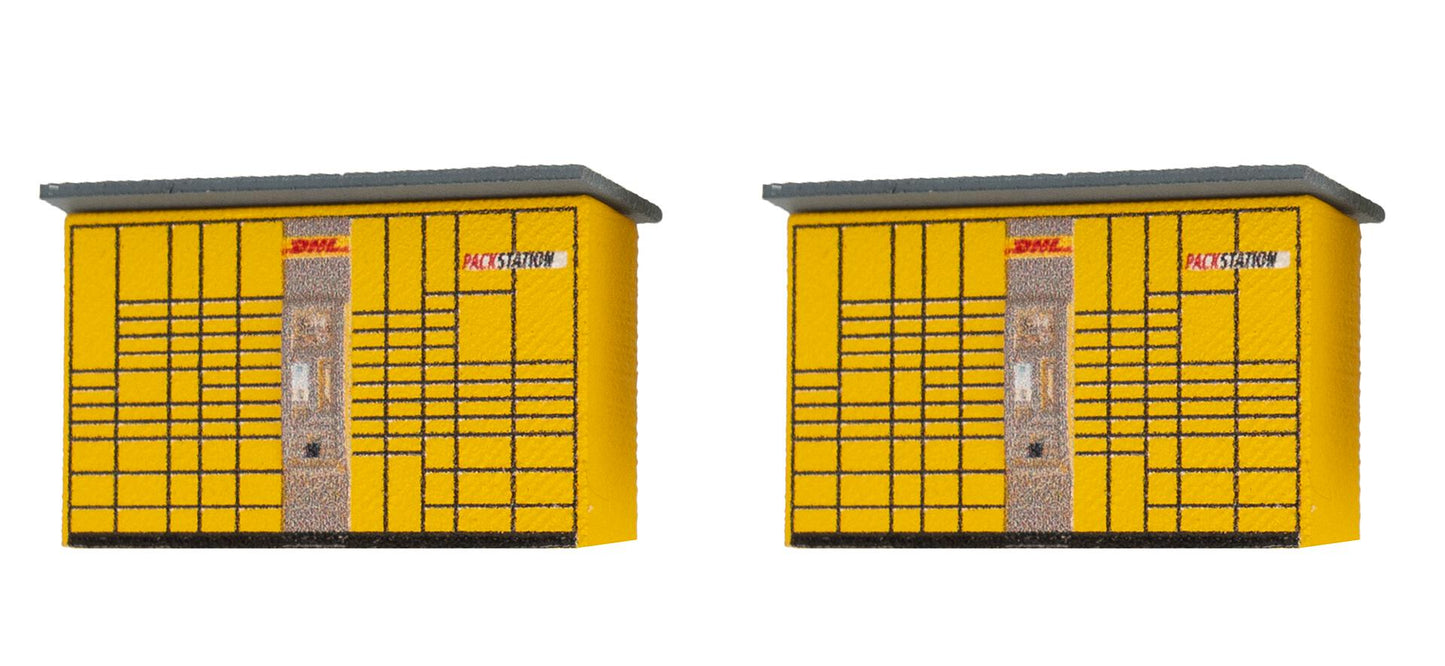 Faller 272921 N DHL Packing Stations Kit (Pack of 2)