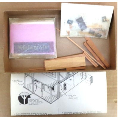 Suydam 86 HO Gauge Wells Fargo Express Station Building Kit