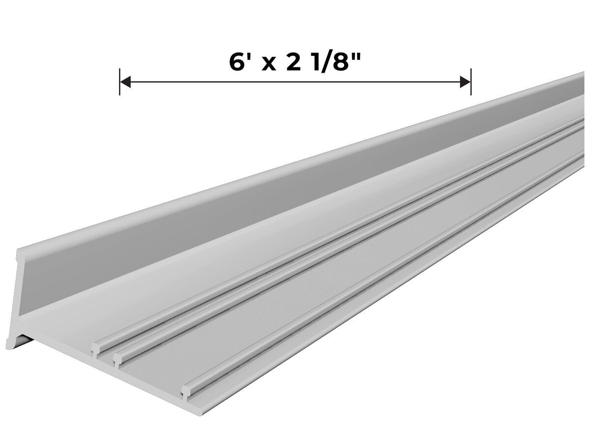 RA-3 Railrax Closeouts HO/S Shelf Section 6-Ft x 2-1/8",Satin-Glenn Snyder Shelf EX