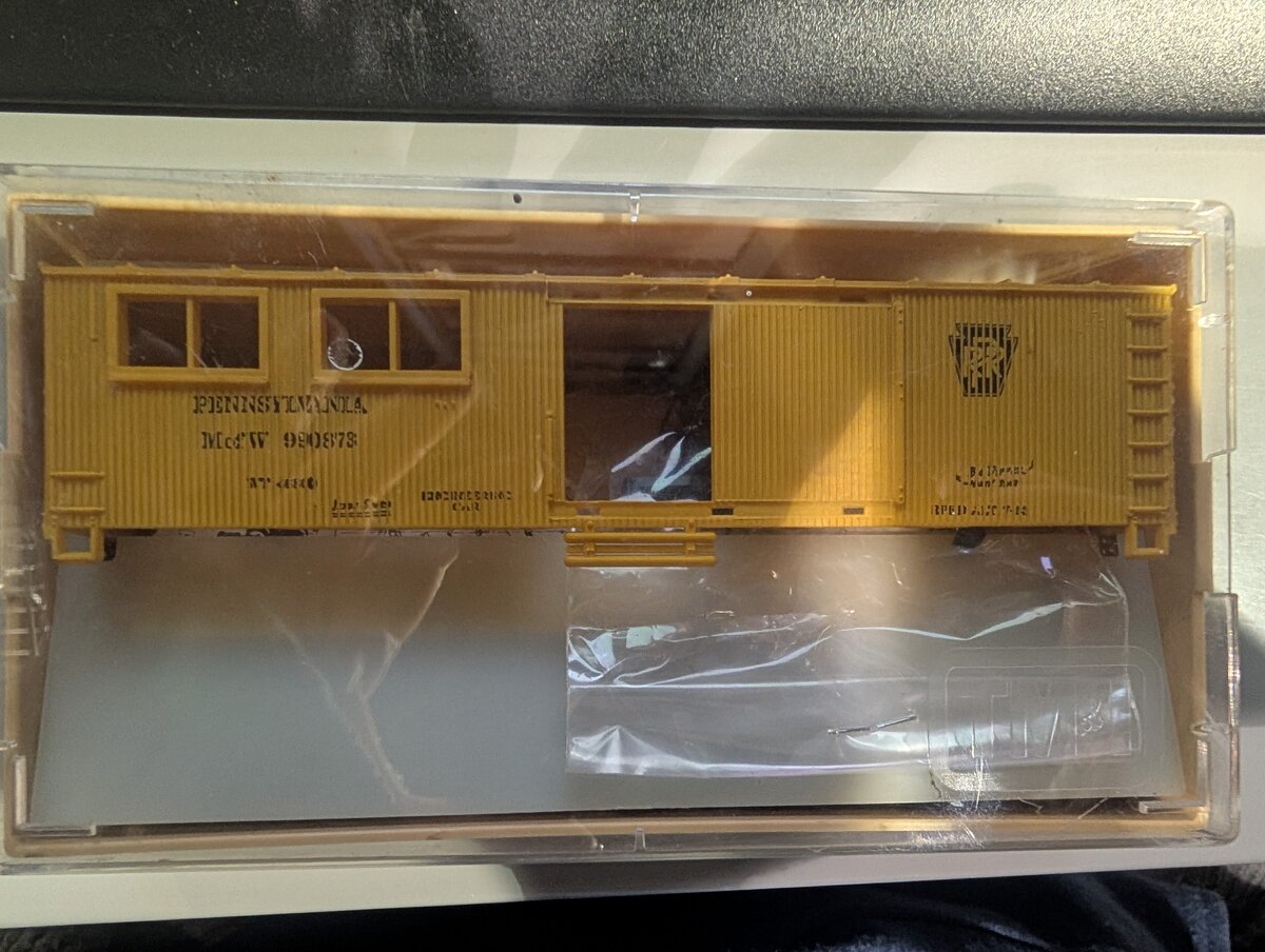 Train Miniature 5545 HO Pennsylvania 42' Engineering Tool Car #990873 Kit