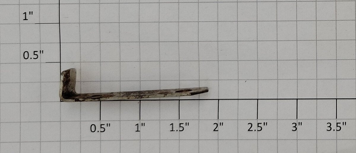 Lionel 1615-66 Steam Switcher Drawbar without Copper Spring
