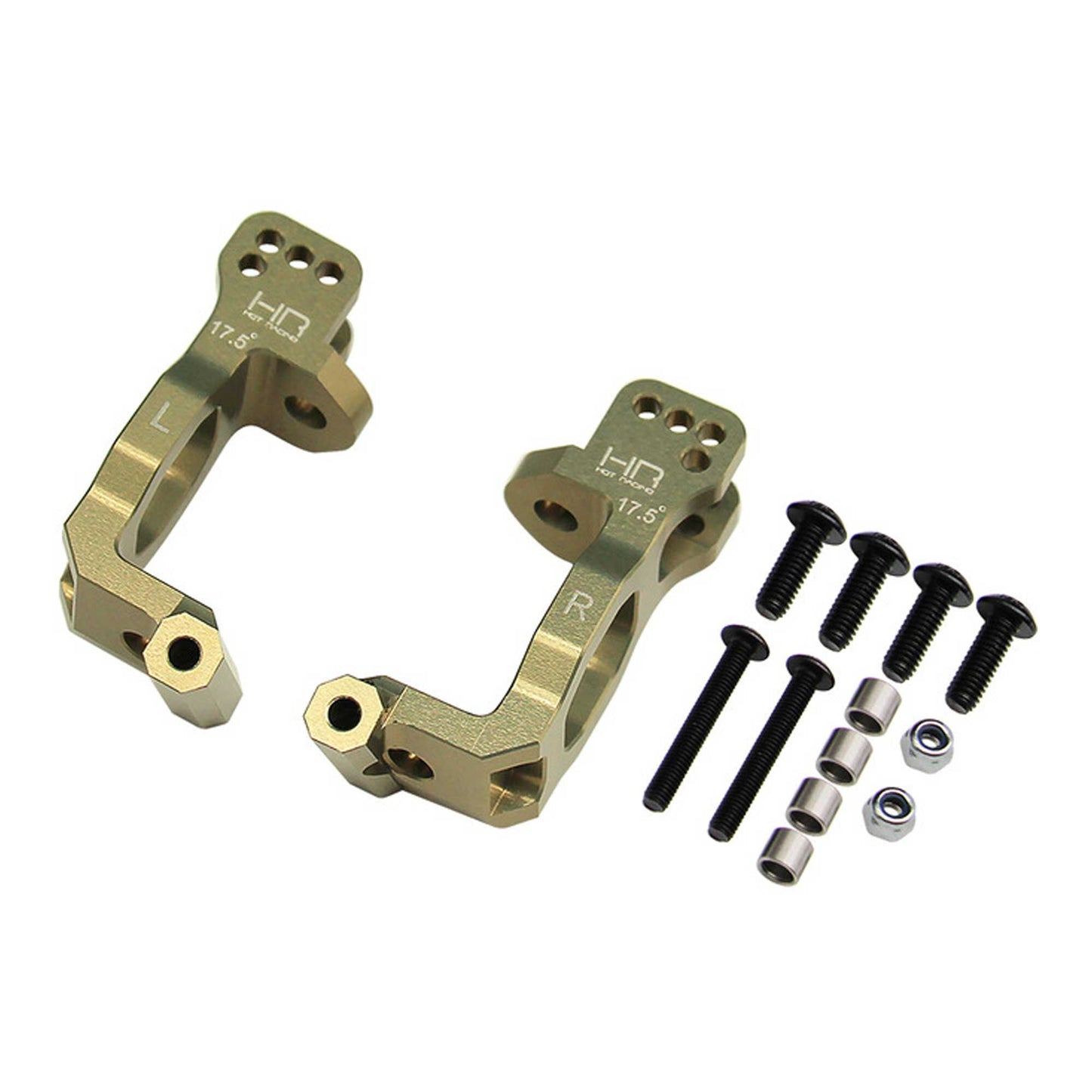 Hot Racing LSLN19H 1:6 Losi Super Lasernut Front Aluminum 17.5° Hub Carrier Set