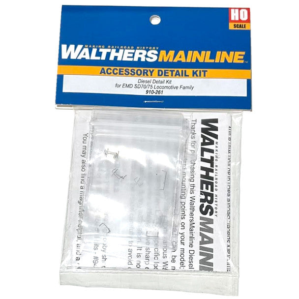 Walthers 910-261 HO WalthersMainline SD70M, SD75M, SD75I Diesel Detail Kit
